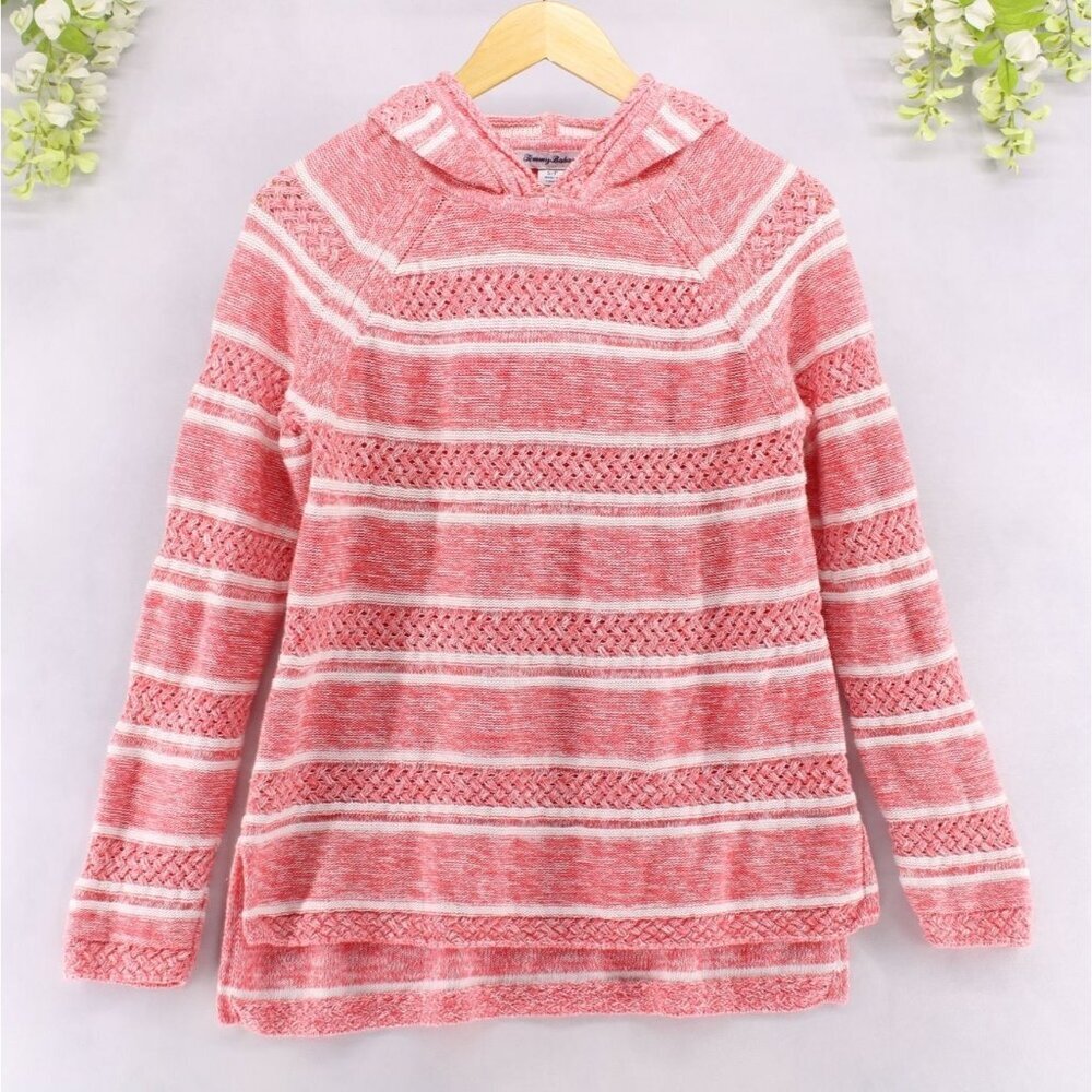 Tommy Bahama Women's Anacapa Marled Knit Linen Blend Hoodie Sz S - Picture 1 of 9